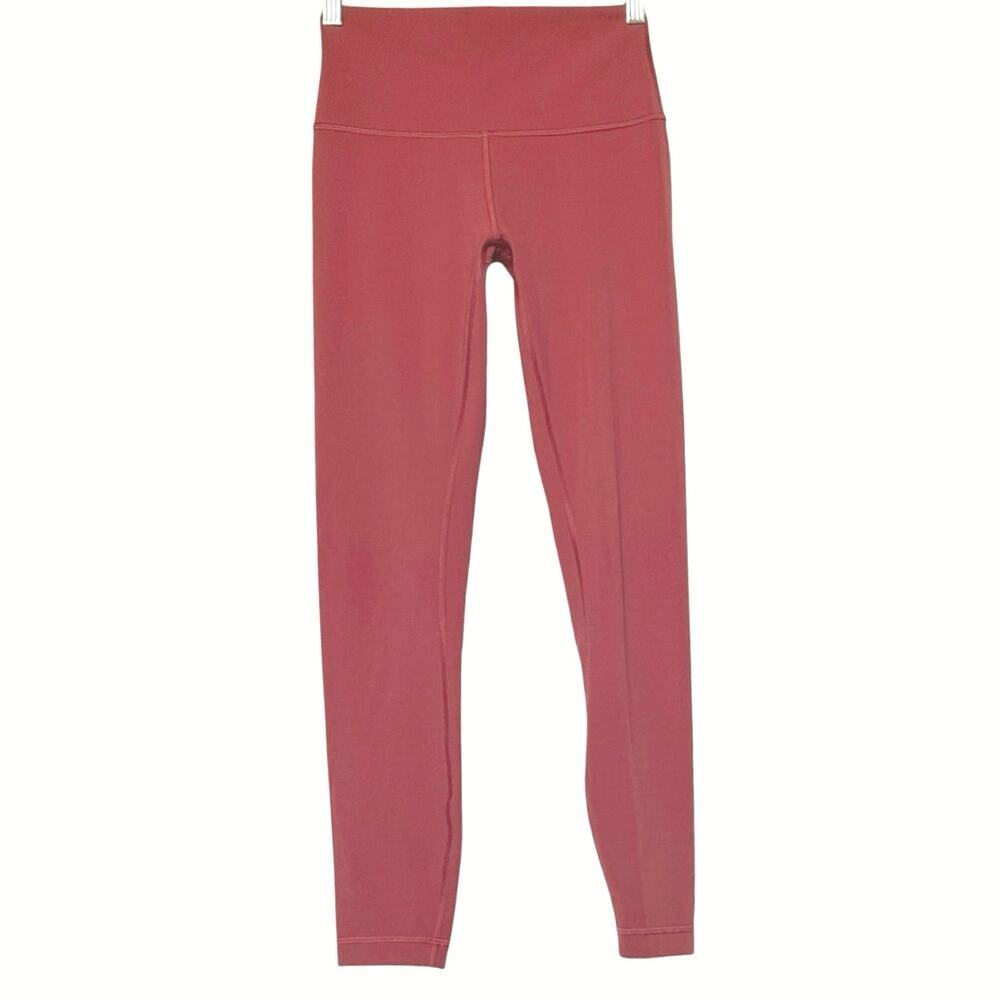 Lululemon Wunder Under High-Rise Tight 25" *Full-On Luxtreme Terracotta Sz 4 EUC